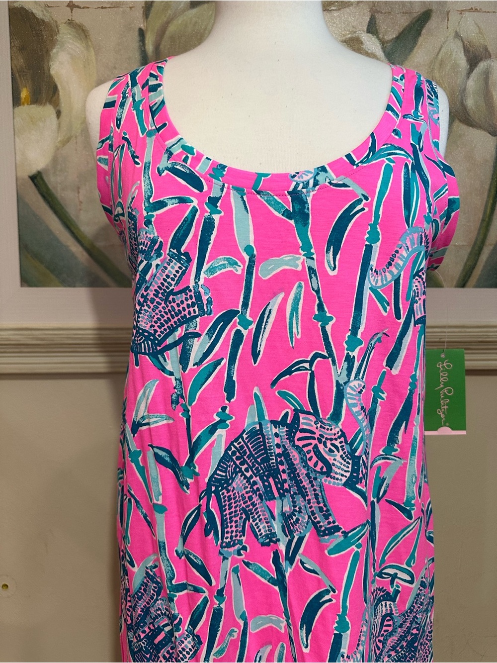 NWT Lilly Pulitzer Raylee Dress Mandavilla Pink Extra Lucky Size Medium - Picture 3 of 10